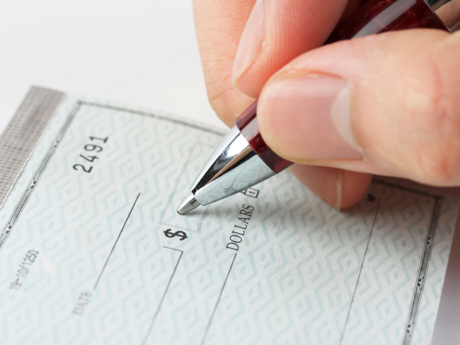 Cheque Mailing Services